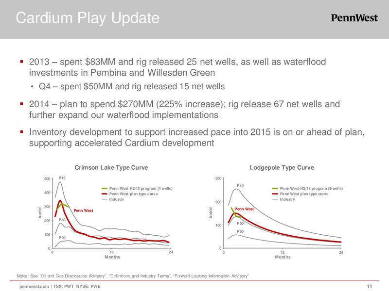 2013 FOURTH QUARTER RESERVE RESULTS – Penn West Petroleum Ltd. – slide 11