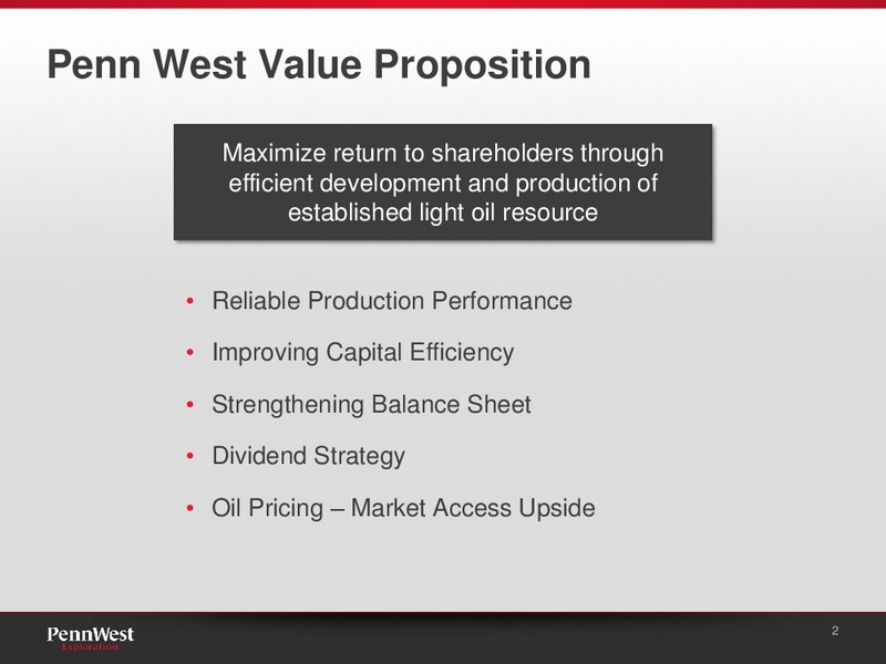 CIBC 2013 ENERGY CONFERENCE – Penn West Petroleum Ltd. – slide 2