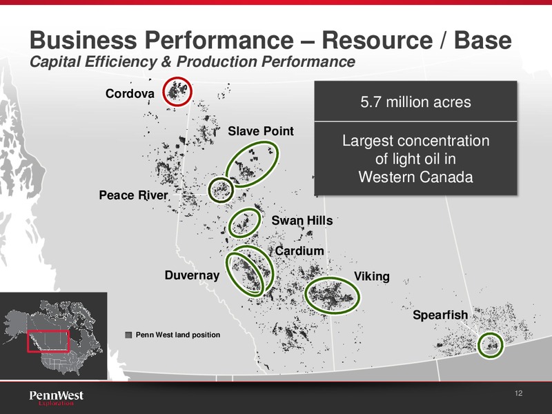 CIBC 2013 ENERGY CONFERENCE – Penn West Petroleum Ltd. – slide 12