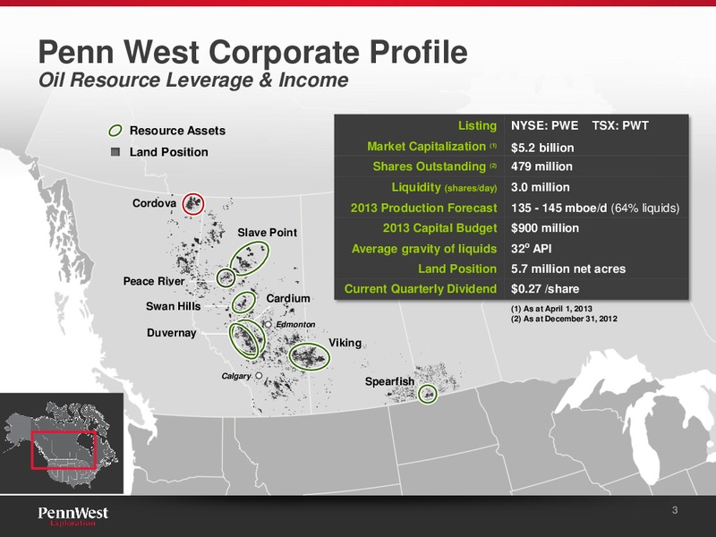 CIBC ENERGY CONFERENCE – Penn West Petroleum Ltd. – slide 3