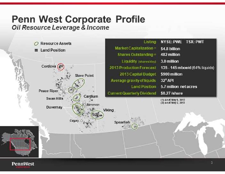 UBS GLOBAL OIL AND GAS CONFERENCE – Penn West Petroleum Ltd. – slide 3