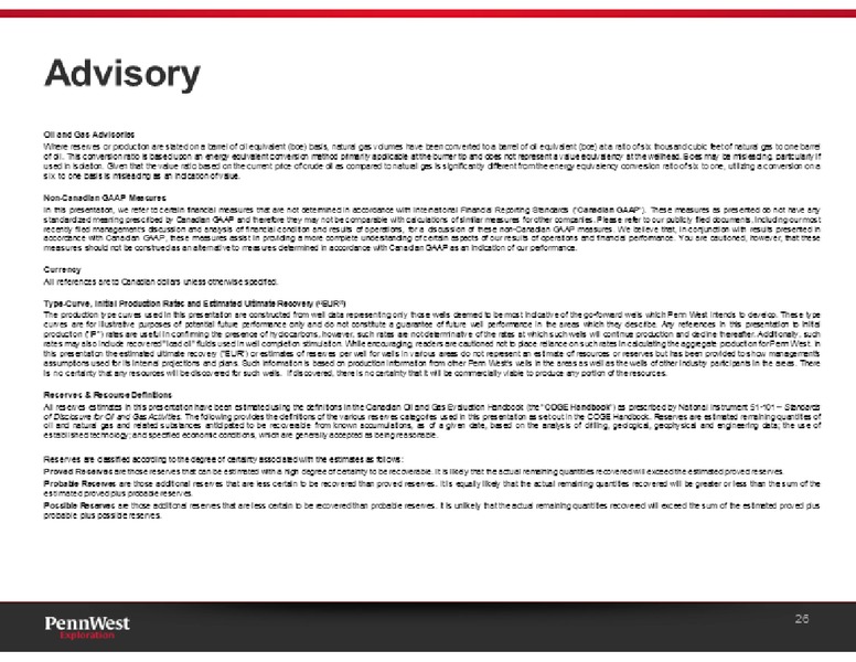 UBS GLOBAL OIL AND GAS CONFERENCE – Penn West Petroleum Ltd. – slide 26
