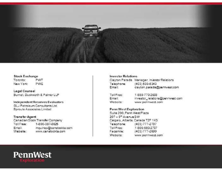 UBS GLOBAL OIL AND GAS CONFERENCE – Penn West Petroleum Ltd. – slide 27