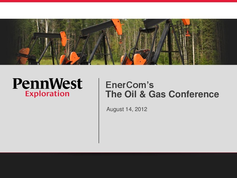 ENERCOMS THE OIL AND GAS CONFERENCE – Penn West Petroleum Ltd. – slide 1