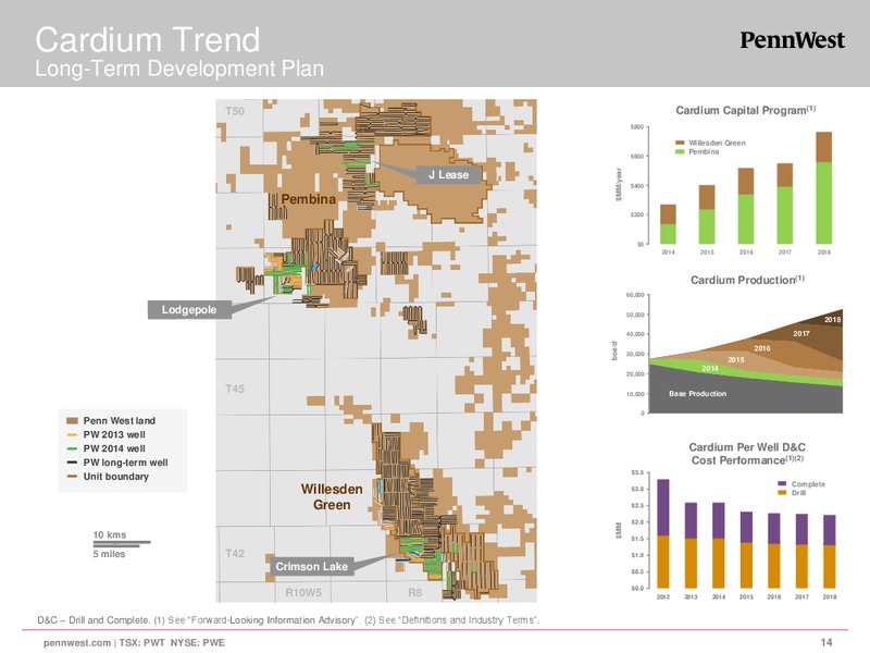 CORPORATE PRESENTATION – Penn West Petroleum Ltd. – slide 14