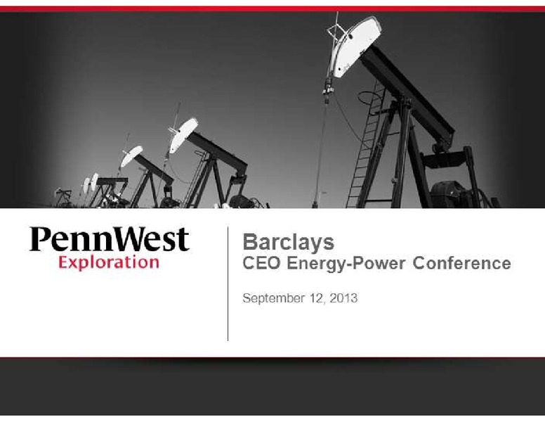 BARCLAYS CEO ENERGY POWER CONFERENCE – Penn West Petroleum Ltd. – slide 1
