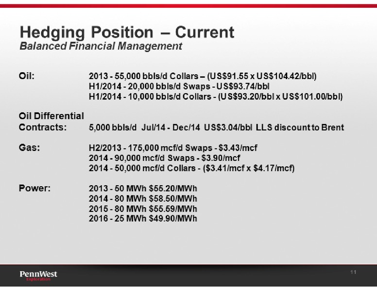 BARCLAYS CEO ENERGY POWER CONFERENCE – Penn West Petroleum Ltd. – slide 11