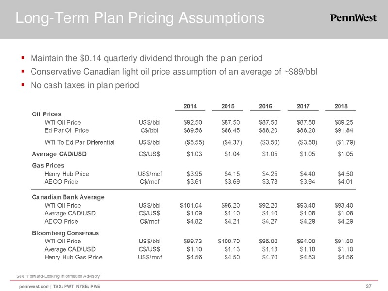 CORPORATE PRESENTATION – Penn West Petroleum Ltd. – slide 33