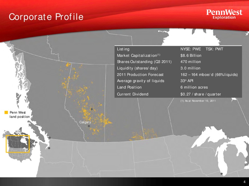 BAML 2011 GLOBAL ENERGY CONFERENCE – Penn West Petroleum Ltd. – slide 2