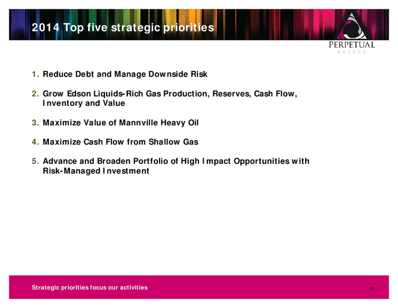 INVESTOR PRESENTATION – Perpetual Energy Inc – slide 9