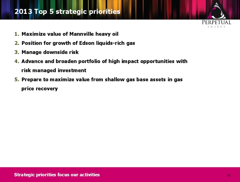 ANNUAL GENERAL MEETING – Perpetual Energy Inc – slide 48