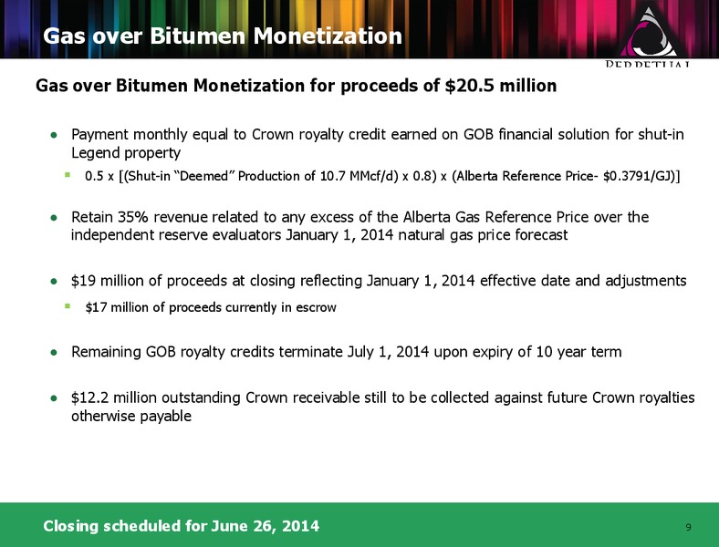 INVESTOR PRESENTATION – Perpetual Energy Inc – slide 8