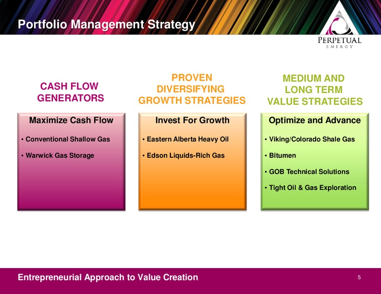 Q4 2013 EARNINGS CALL – Perpetual Energy Inc – slide 5