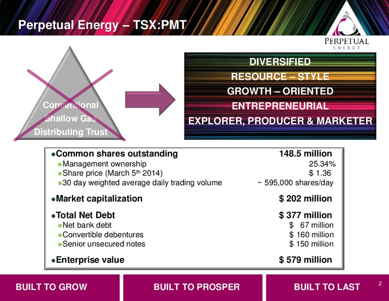 Year End Webcast Presentation – Perpetual Energy Inc – slide 2