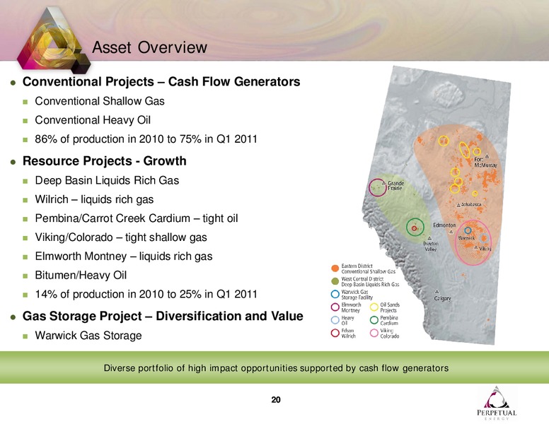 Q4 2010 EARNINGS CALL – Perpetual Energy Inc – slide 20