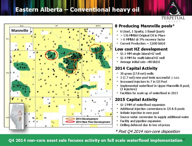 MARCH 2015 CORPORATE PRESENTATION – Perpetual Energy Inc – slide 14