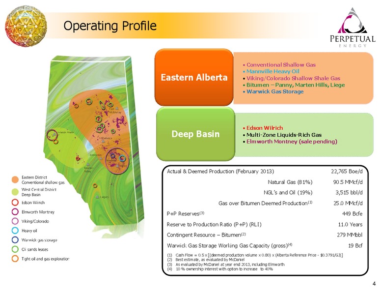 2012 EARNINGS CALL – Perpetual Energy Inc – slide 4