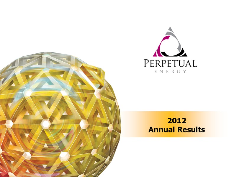 2012 EARNINGS CALL – Perpetual Energy Inc – slide 8