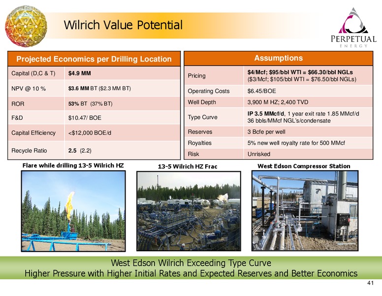 2012 EARNINGS CALL – Perpetual Energy Inc – slide 41