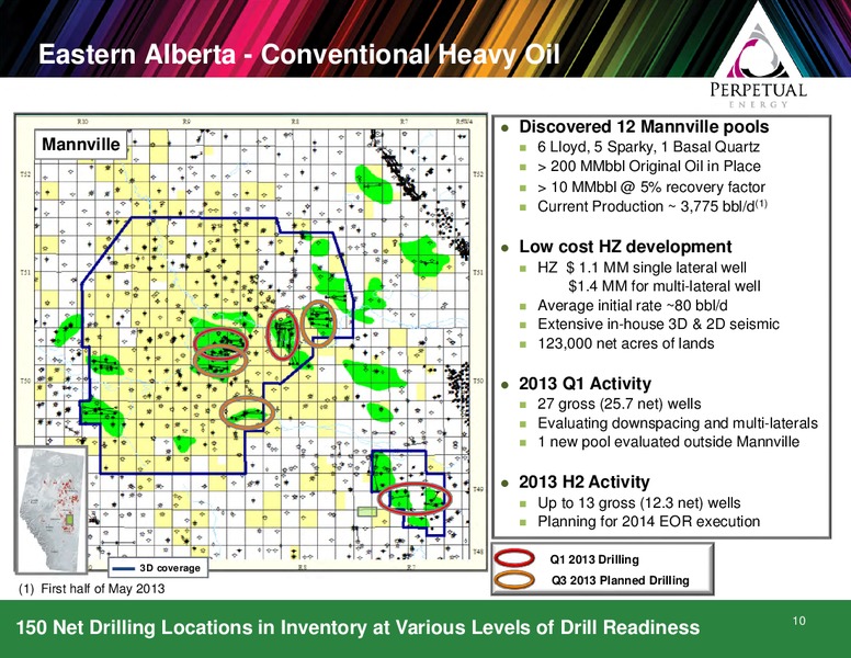 2013 TD CALGARY ENERGY CONFERENCE – Perpetual Energy Inc – slide 10