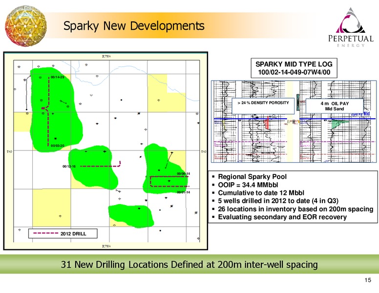 NOVEMBER 2012 INVESTOR PRESENTATION – Perpetual Energy Inc – slide 15
