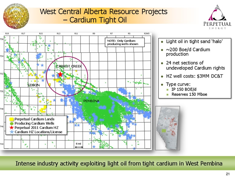 FIRSTENERGY SOCIETE GENERALE ANNUAL ENERGYGROWTH CONFERENCE – Perpetual Energy Inc – slide 21