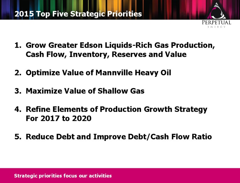 49 North Resource Conference – Perpetual Energy Inc – slide 6