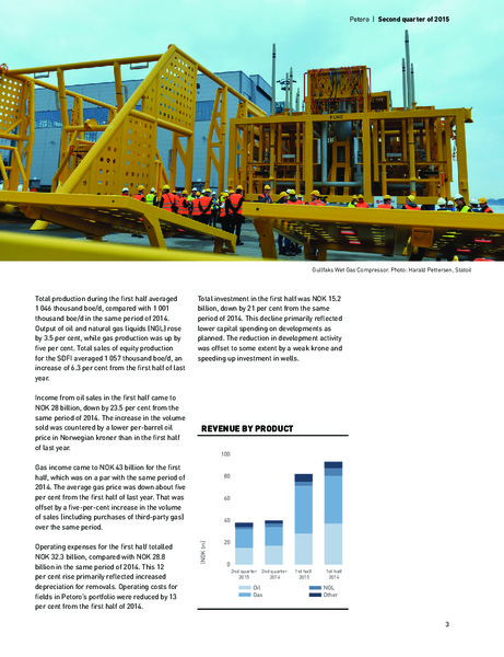 Q2 2015 Earnings Call – PETORO AS – slide 3