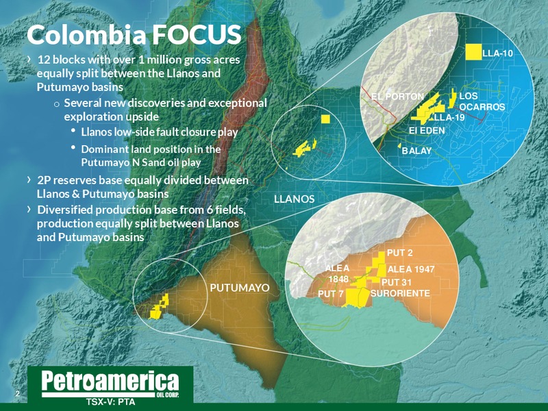 TD Securities London Energy Conference 2015 – Petroamerica Oil Corp – slide 2