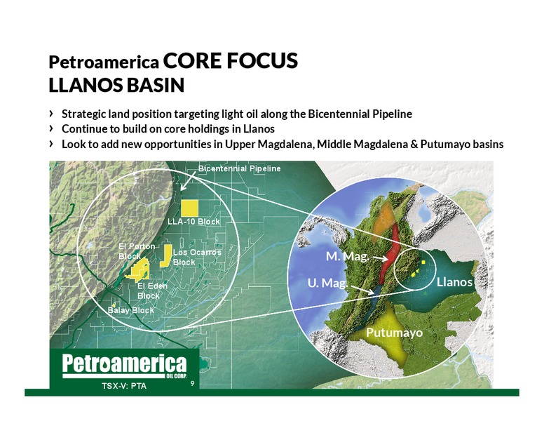 January 2014 Corporate Presentation – Petroamerica Oil Corp – slide 10