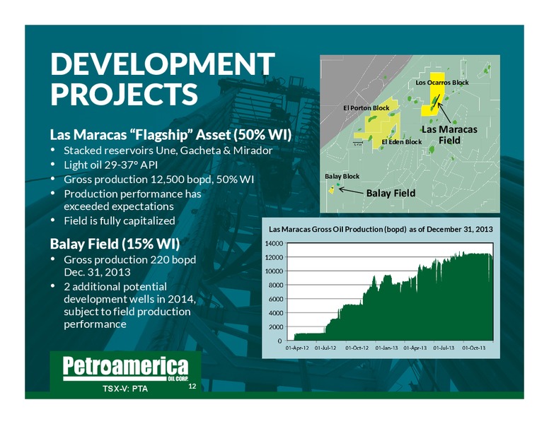 January 2014 Corporate Presentation – Petroamerica Oil Corp – slide 13