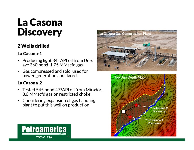 January 2014 Corporate Presentation – Petroamerica Oil Corp – slide 15