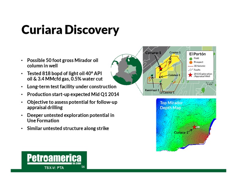 January 2014 Corporate Presentation – Petroamerica Oil Corp – slide 17