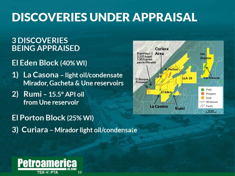 June 2014 Corporate Presentation – Petroamerica Oil Corp – slide 13