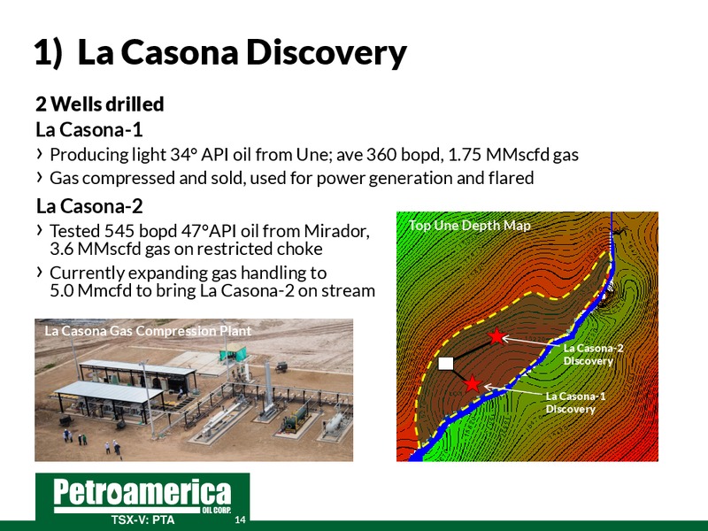 June 2014 Corporate Presentation – Petroamerica Oil Corp – slide 14