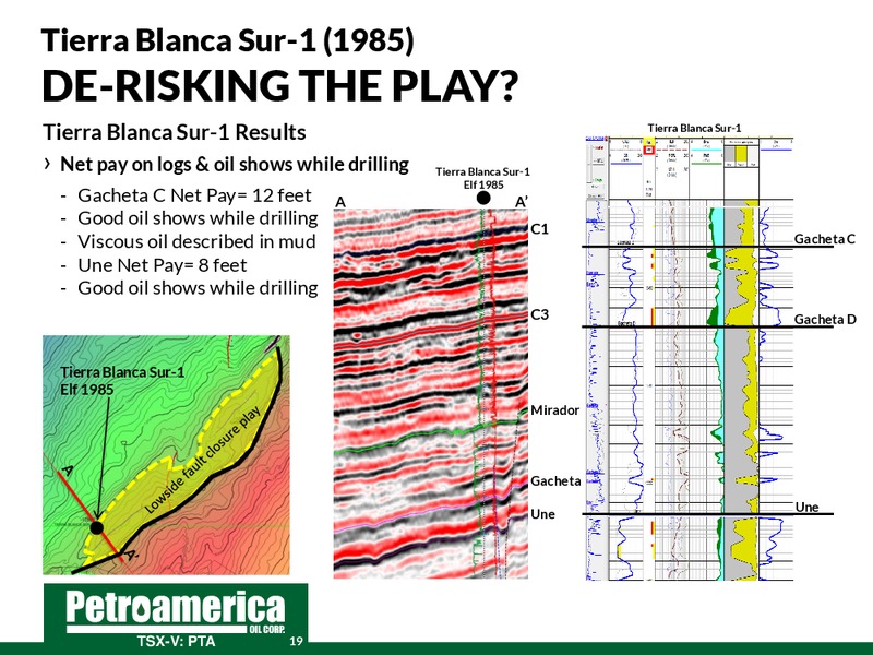 June 2014 Corporate Presentation – Petroamerica Oil Corp – slide 19