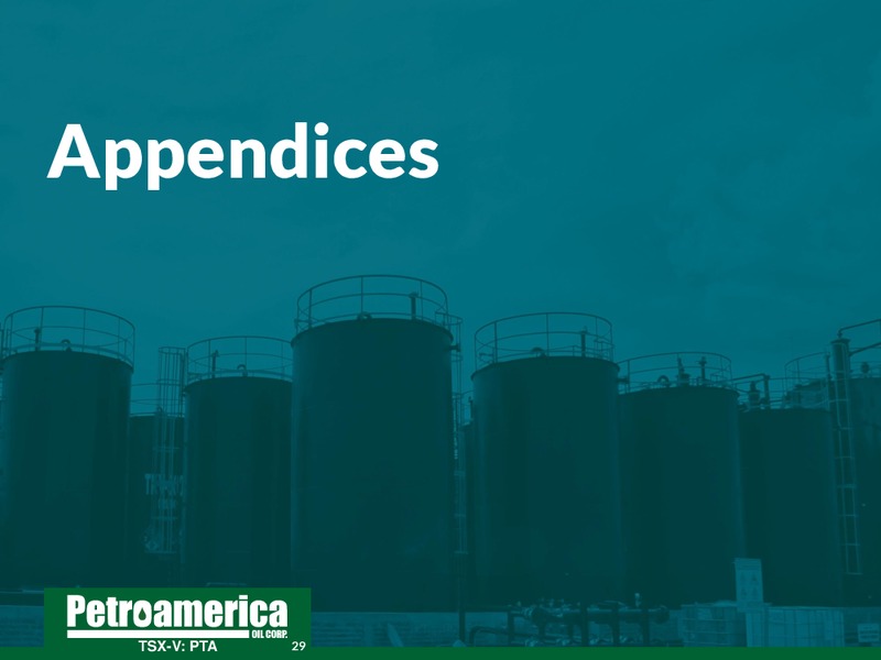 June 2014 Corporate Presentation – Petroamerica Oil Corp – slide 27