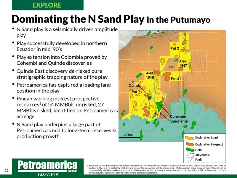 September 2014 Corporate Presentation – Petroamerica Oil Corp – slide 12