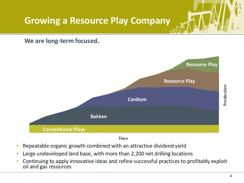 CORPORATE PRESENTATION – Petrobakken Energy Ltd. – slide 3