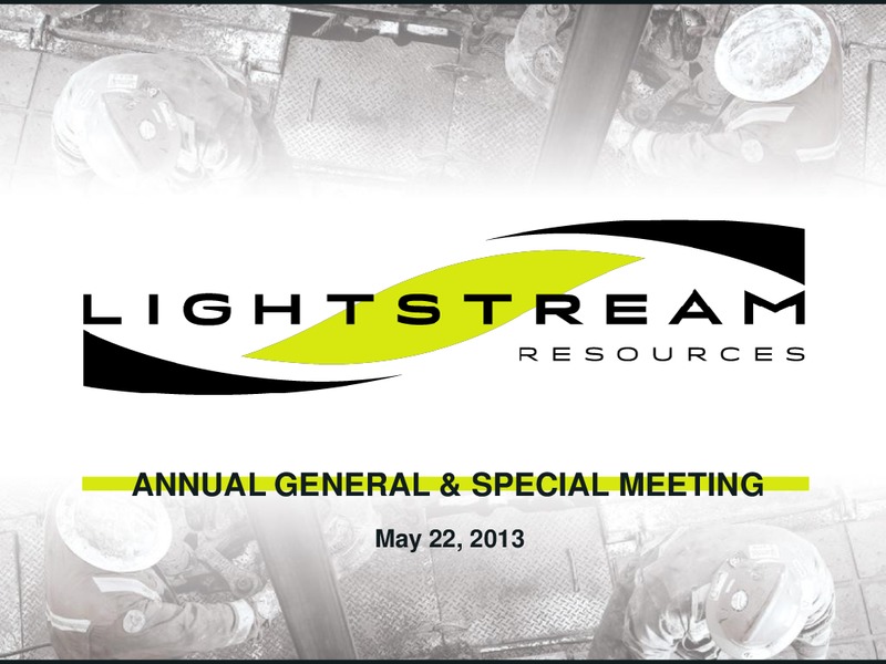 MAY 2013 ANNUAL GENERAL & SPECIAL MEETING – Petrobakken Energy Ltd. – slide 1