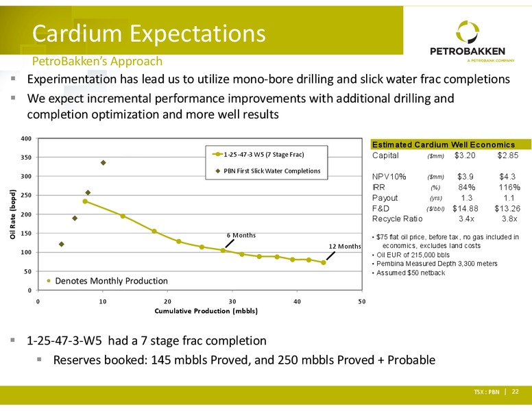 Q3 2010 EARNINGS CALL – Petrobakken Energy Ltd. – slide 21