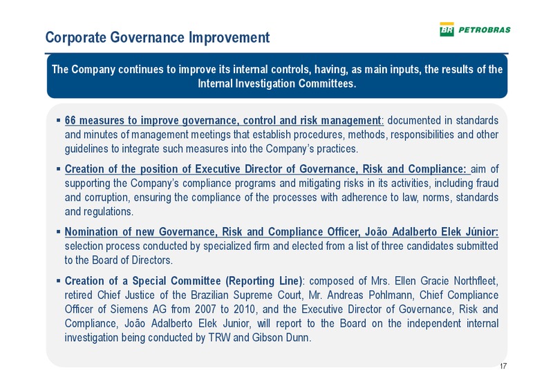 3rd Quarter 2014 – Petrobras – slide 15