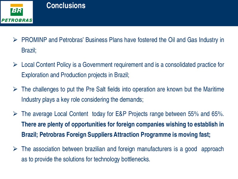 Investor Presentation – Petrobras – slide 47