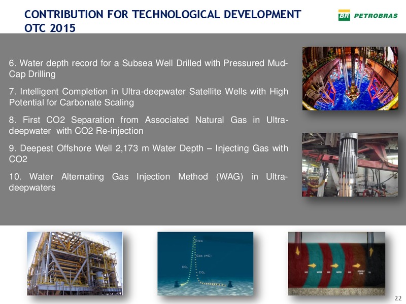 MAY 2015 CORPORATE PRESENTATION – Petrobras – slide 22