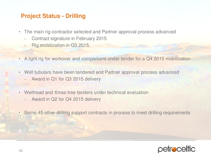 Capital Markets Day – Petroceltic International Plc – slide 48