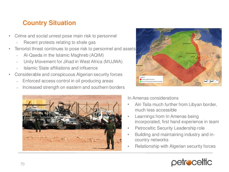 Capital Markets Day – Petroceltic International Plc – slide 70