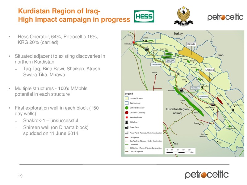Annual General Meeting – Petroceltic International Plc – slide 19