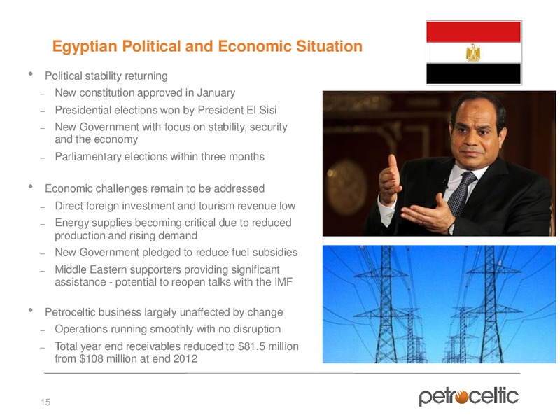 Annual General Meeting – Petroceltic International Plc – slide 15