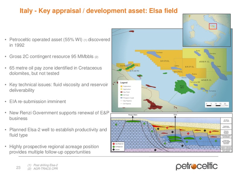 Annual General Meeting – Petroceltic International Plc – slide 23