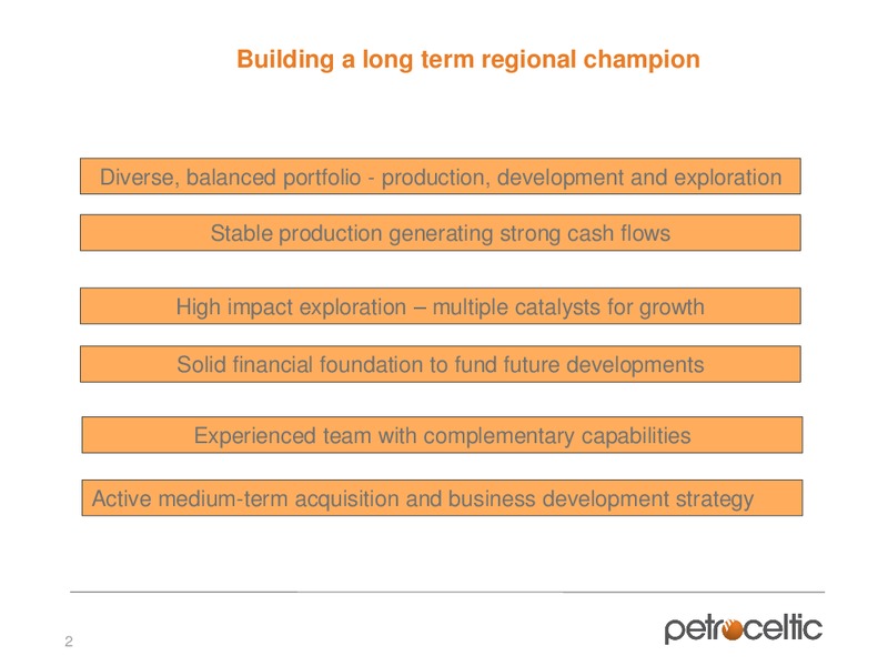 Interim Results – Petroceltic International Plc – slide 2